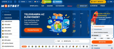 Mostbet Magyarország: kaszinó és sportfogadás magyar játékosok számára